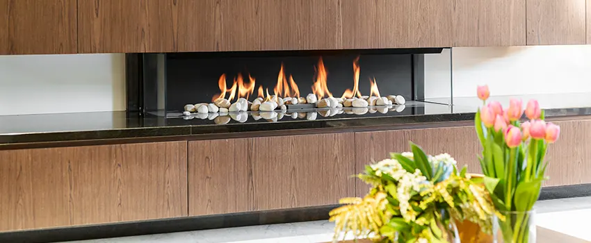 Double-height Fireplace Design Refurbishment in Fuquay-Varina, North Carolina
