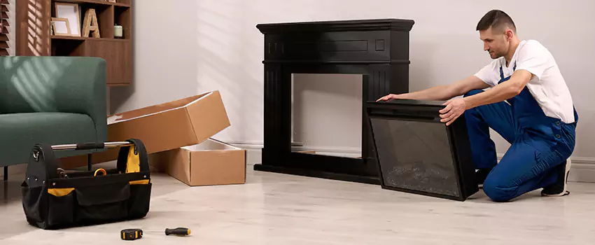 Old Rusted Metal Fireplace Repair And Replacement in Fuquay-Varina, NC